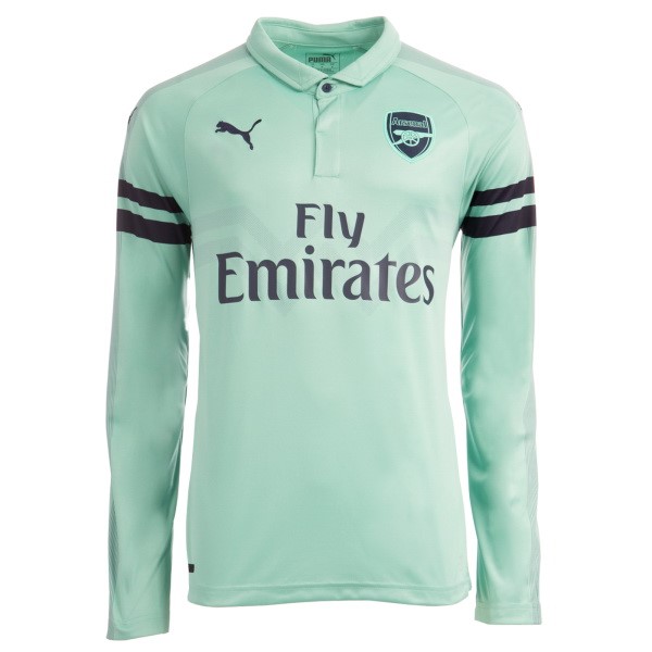 Camiseta Arsenal Replica Tercera Ropa ML 2018/19 Verde